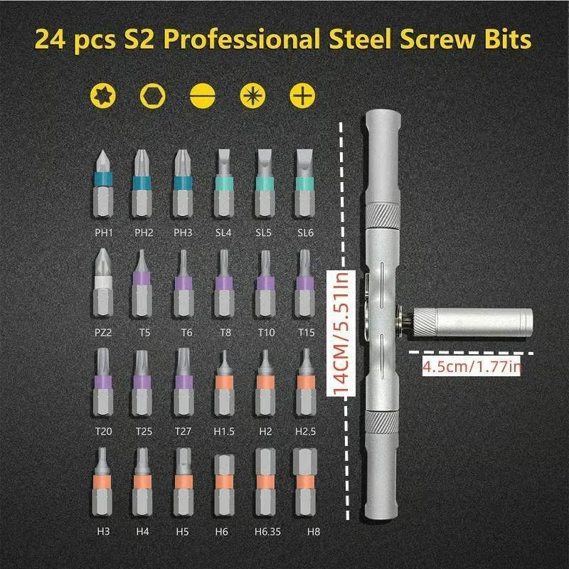 🔥Limited time 50% OFF -24 in 1 Magnetic Screwdriver Set