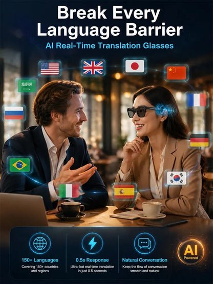 AI Smart Bluetooth Glasses