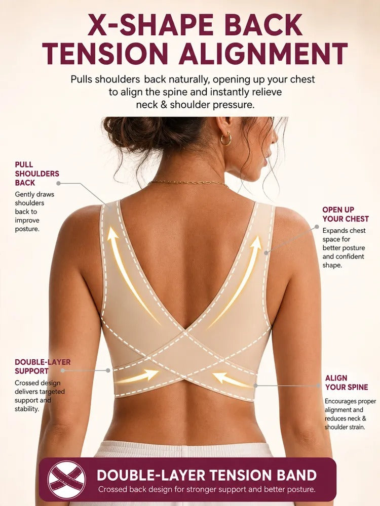Posture Correcting Seamless Bra | Lifts in 3s & Instantly Smooths Back Fat