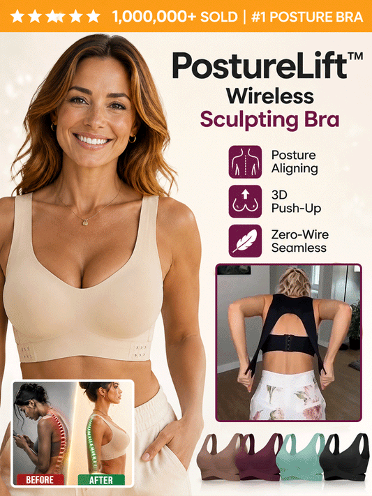Posture Correcting Seamless Bra | Lifts in 3s & Instantly Smooths Back Fat